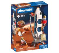 PLAYMOBIL Space ESA Mars Research Rocket Modulaire raket met lanceerplatform e