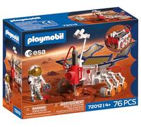 PLAYMOBIL Space Esa Mars Exploration Rover | Astronauta - Rover móvil con Taladro y Paneles solares | Set de Juguetes espaciales niños a Partir de 4 años | 72012