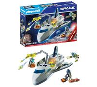 PLAYMOBIL Space Promo Packs 71368 Misión Espacio Lanzadera, Vuelo Espacial, astronautas en Equipo de investigación, Juguetes para niños a Partir de 4 años