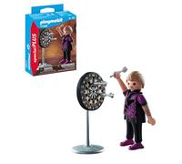 Playmobil - Playset 71165 Jugador de dardos - 6 piezas - A partir de 4 años