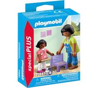 Playmobil Mujer y Niña Pintando