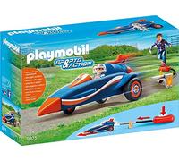 PLAYMOBIL Sports & Action 9375 Bólido con Propulsor, A Partir de 5 años