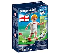 PLAYMOBIL Sports y Action, Jugador de fútbol, Inglaterra 70484, a Partir de 5 años