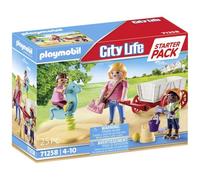 PLAYMOBIL Starter Pack Educadora con Carrito 71258, a Partir de 4 años