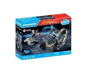 PLAYMOBIL Starter Pack Misión Espacial: Aventura Lunar para Pequeños Exploradores