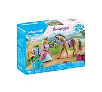 Playmobil Juguete Princess Magic Princesa con caballo 71801 para niños y niñas a partir de 4 años