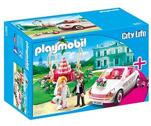 PLAYMOBIL StarterSet - City Life Fiesta de Boda Playsets de Figuras de jugete, Color Multicolor 6871