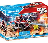 PLAYMOBIL Stuntshow 70554 Kart antincendio, Para niños de 4 a 10 años