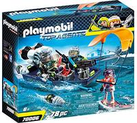 PLAYMOBIL Top Agents 70006 Team S,H,A,R,K, Nave con Arpón, A partir de 6 años