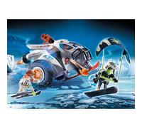 Playmobil top agents 70231 spy team planeador de nieve con efectos de