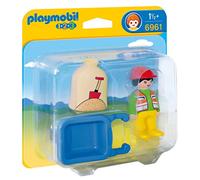 PLAYMOBIL - Trabajador con Carretilla (69610)