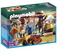 PLAYMOBIL - Tripulación Pirata, Set de Juego (5136)