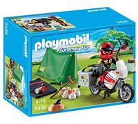 PLAYMOBIL Vacaciones - Motorista con Tienda de campaña (5438)