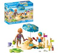 PLAYMOBIL | Vacation on The Beach | Diversión Familiar en la Playa | Juguete para Mayores de 4 años | Regalo Ideal para niños | Aventura en la Playa con Figuras y Accesorios | 71906