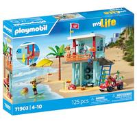 PLAYMOBIL | Vacation on The Beach | Torre de Rescate con Buggy Playero | Juguete para Mayores de 4 años | Regalo Ideal para niños | Aventura en la Playa con Figuras y vehículo | 71903