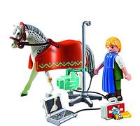 Playmobil Caballo con Tecnico de Rayos X