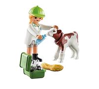 PLAYMOBIL Veterinaria con Ternero