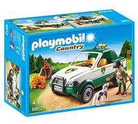 PLAYMOBIL Vida en el Bosque - Country Guardabosque con Pick up Modelismo y maquetas, Color Multicolor 6812