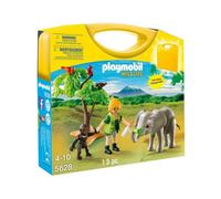 Playmobil Vida Salvaje Maletín Cuidador Y Animales De La Sabana 5628