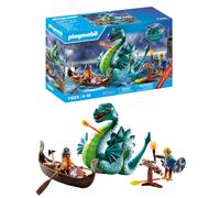 PLAYMOBIL Vikingo con Monstruo Marino Juguete Educativo para niñas y niños d