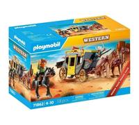 PLAYMOBIL | Promo Pack | Asalto a la diligencia | Juguete para Mayores de 4 años | Regalo Ideal para niños | Aventura del Oeste con Figuras y Caballos | 71862