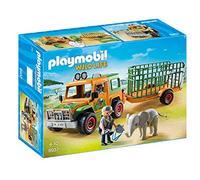 PLAYMOBIL Wild Life, 6937 Camión con Elefante, A Partir de 4 años
