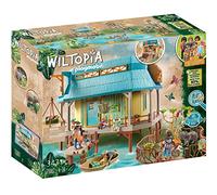 PLAYMOBIL Wiltopia 71007 Centro de Cuidados de Animales con Efectos de luz y Animales de Juguete, Juguete sostenible para niños a Partir de 4 años