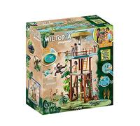 PLAYMOBIL Wiltopia 71008 Torre de Investigación con Brújula y Animales de Juguete, Juguete sostenible para niños a Partir de 4 años