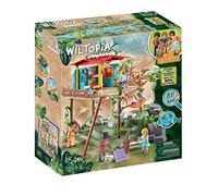 PLAYMOBIL Wiltopia 71013 Casa Familiar en el árbol con Animales de Juguete, Juguetes sostenibles para niños a Partir de 4 años