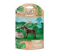 PLAYMOBIL WILTOPIA 71050 Cabra Montesa, Incluye Accesorios, Carta de colección con Animales y código QR, a Partir de 4 años