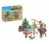 PLAYMOBIL Wiltopia 71403 Excursión a los Animales de América, Juguetes sostenibles, a Partir de 4 años