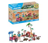 PLAYMOBIL Wiltopia 71625 Refugio para tejones australianos, Fabricado con más del 80% de Materiales reciclados y de Origen biológico, Juguetes para niños y niñas a Partir de 4 años
