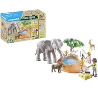Playmobil 71294 Wiltopia Elefante en la charca, safari emocionante con animal
