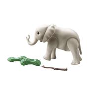 PLAYMOBIL WILTOPIA 71049 Elefante Joven, Incluye Accesorios, Carta de colección con Animales y código QR, a Partir de 4 años