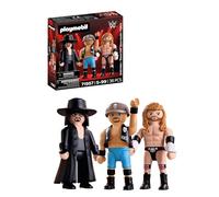 PLAYMOBIL | WWE® | Multipack Attitude Era | Set de Figuras con Undertaker, “Stone Cold” Steve Austin y Triple H | para Fans a Partir de 5 años | 71957