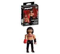 PLAYMOBIL | WWE® | Roman Reigns | Figura de Superstar con Guante, Brazalete y Base | para Fans a Partir de 5 años | 71960
