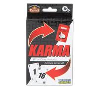 PlayMonster Juegos - Juego de cartas Karma (paquete vertical) - What Goes Around... Comes Around! - Un juego de eliminación de los creadores de cinco coronas, 2-6 jugadores a partir de 8 años