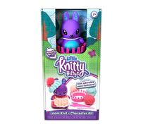 PlayMonster Little Knitty Bittys Bunny - Beginner Knitting Craft Kit - Makes 3 Mini Projects - Collect & Trade Clothes - Ages 7+