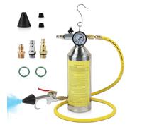 PLAYOCCAR AC Flush Kit Auto Air Conditioner Home Air Conditioning Flush Kit with 220PSI Pressure Gauge & Nozzle Hook 3.5ft Hose Connector for Car Air Conditioning Hose Fuel Line