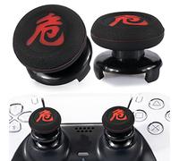 Playrealm FPS Thumbstick Grip Agarres para el Pulgar Extensor Y Impresión Caucho Silicona Apretón Cubrir 2 juegos para Controlador PS5 Dualsenese y PS4(Peligro De KANJI)