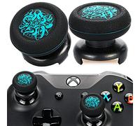 Playrealm FPS Thumbstick Grip Agarres para el Pulgar Extensor Y Impresión Caucho Silicona Apretón Cubrir 2 juegos para Controlador Xbox Series X/S y Xbox One(Tentáculo De Demonio Del Mar Profundo)