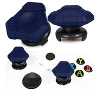 Playrealm FPS Thumbstick Grip Agarres Pulgar Extensor Y Silicona Apretón Cubrir Grip 2 Sets para Xbox Series X/S & Xbox One Mando (UFO azul)