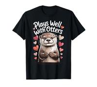 Plays Well with Otters Camiseta