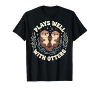 Plays Well with Otters Camiseta