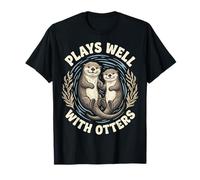 Plays Well with Otters Camiseta