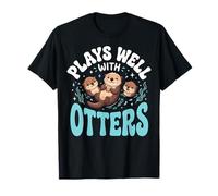 Plays Well with Otters Camiseta