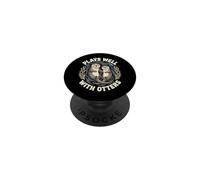 Plays Well with Otters PopSockets PopGrip Adhesivo