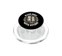 Plays Well with Otters PopSockets PopGrip para MagSafe