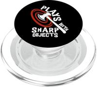 Plays with Sharp Objects Funny Axe Throwing Lover PopSockets PopGrip para MagSafe