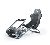 Playseat Trophy - Cabina de simulación de Carreras Logitech G Edition | Totalmente Ajustable | Compatible con Todos los Volantes Direct Drive | Ligero y Robusto